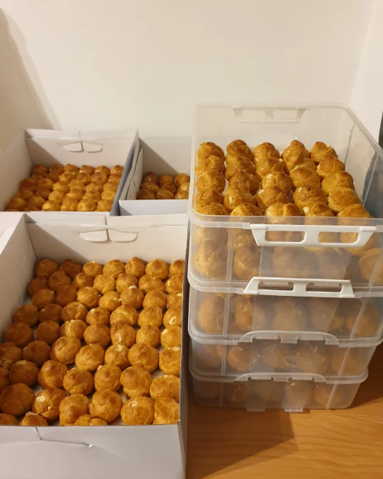 Foto 3 di 3 della creazione «Profiterol al gusto tiramisù»