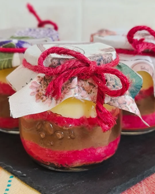 Foto della creazione «Zuppa inglese in barattolo»
