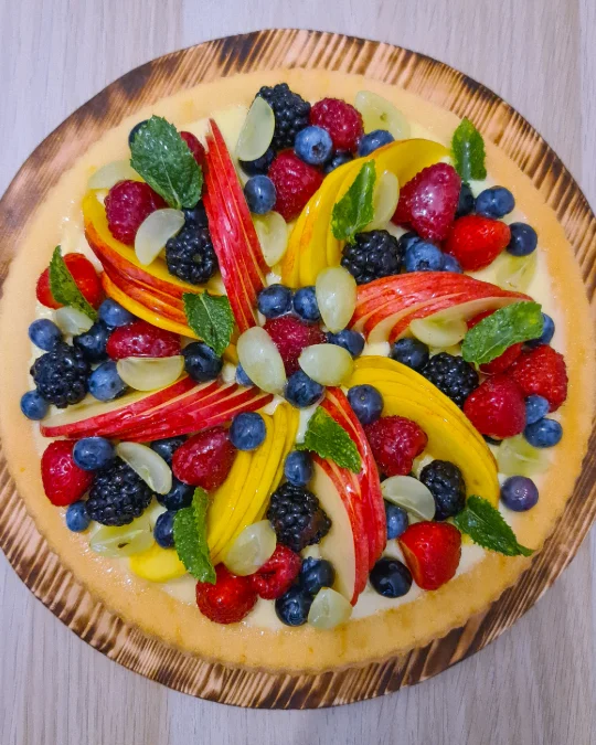 Foto della creazione «Crostata morbida di frutta»