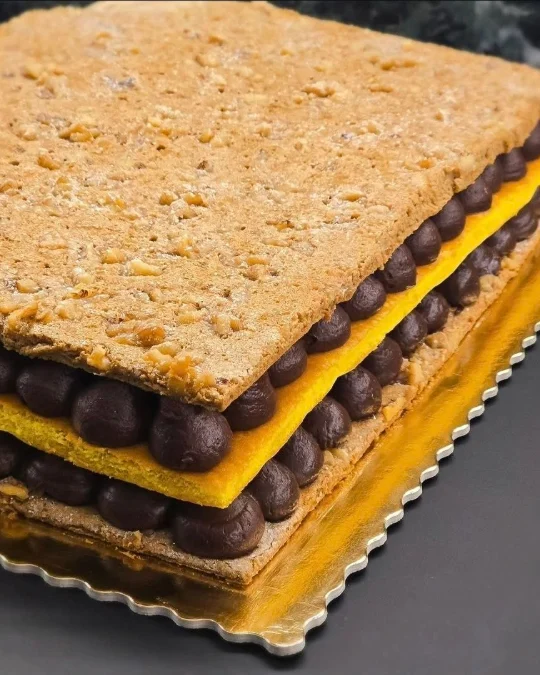 Foto della creazione «Torta al caffè e noci»