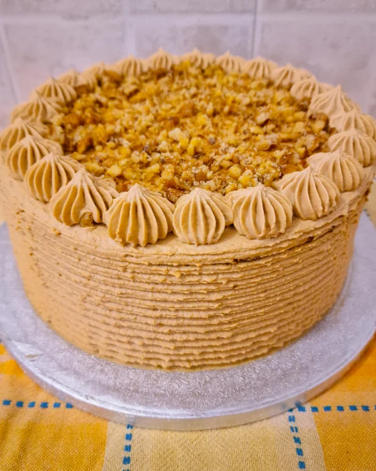 Foto della creazione «Carrot Cake alla nocciola e Frosting al caffè»