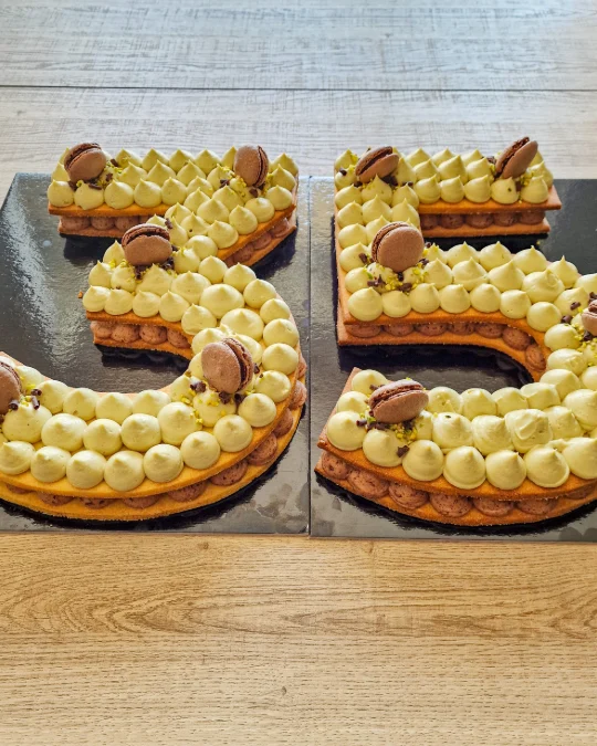Foto della creazione «Number Cake (Cream Tart)»